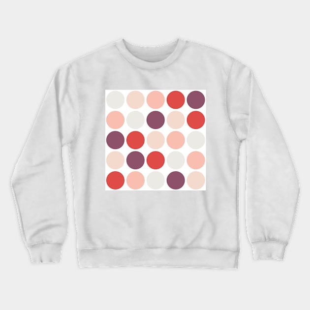 Colorful Polka Dots pattern Crewneck Sweatshirt by kallyfactory